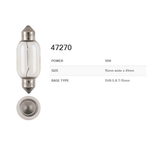 Narva 12V Festoon Globes Box of 10 - Various sizes